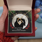 Gifts for girlfriend Yellow gold Heart pendant necklace - White Gold Heart pendant necklac