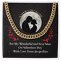 Valentine's day gifts for him, Cuban Link Chain Necklaces For Men, in Silver Necklace or Gold Necklace designs.