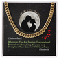 Birthday Present For Boyfriend, Cuban Link Chain Necklace Birthday Present For Husband/Boyfriend