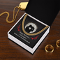 Cuban Link Chain Necklace Birthday Gift for Husband/ Boyfriend/ Fiance.