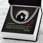Birthday Present For Boyfriend, Cuban Link Chain Necklace Birthday Present For Husband/Boyfriend