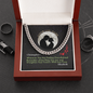 Birthday Present For Boyfriend, Cuban Link Chain Necklace Birthday Present For Husband/Boyfriend