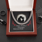 Birthday Present For Boyfriend, Cuban Link Chain Necklace Birthday Present For Husband/Boyfriend