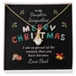Alluring Beauty Pendant Necklace Christmas Gift For Daughter From Mom or Dad