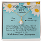 Anniversary gift for wife Alluring beauty pendant necklace in Yellow Gold or White Gold Variants.