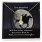 Valentines day gifts for girlfriend, Alluring beauty pendant necklaces, in Yellow or White Gold.