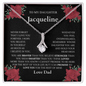 Alluring Beauty Necklace Gift for Daughter from Mom or Dad