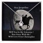 Valentines day gifts for girlfriend, Alluring beauty pendant necklaces, in Yellow or White Gold.