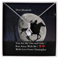 Elopement Proposal Alluring Beauty Necklace Gift for Girlfriend/Mistress/Lover