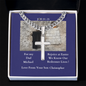 Christian cross, Cuban link chain, Men's necklace, Easter gift for Dad from Son