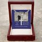 Christian cross, Cuban link chain, Men's necklace, Easter gift for Dad from Son