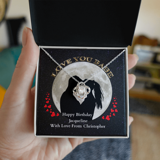 Love Knot necklace Birthday gift for Girlfriend/Wife/ Fiance