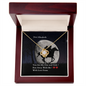 Elopement Proposal Love Knot Necklace Gift for Girlfriend/Mistress/Lover