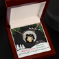 Christmas gifts for girlfriend, Yellow gold or White Gold Love Knot pendant necklaces.