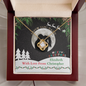 Christmas gifts for girlfriend, Yellow gold or White Gold Love Knot pendant necklaces.