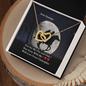 Elopement Proposal Interlocking Hearts Necklace Gift for Girlfriend/Mistress/Lover