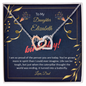 Interlocking Hearts Necklace Birthday Gift For Daughter From Mom or Dad