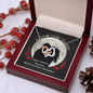 Interlocking Hearts Necklace Birthday Gift for Girlfriend/ Wife/Fiance