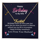 Name Necklace Birthday gift for Wife from Husband