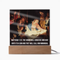 Scripture Art, Led lit Acrylic Plaque, Celebrating the birth of Jesus in Bethlehem