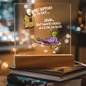 Comic Acrylic Led Lit Display stand anytime home decor gift for friends