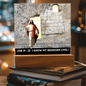 Scripture Art, Led lit Acrylic Plaque, of the Risen Christ Leaving the Empty Tomb In Jerusalem.