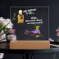 Comic Acrylic Led Lit Display stand anytime home decor gift for friends