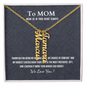 Multi Vertical Name Necklace Mothers Day gift