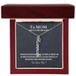 Multi Vertical Name Necklace Mothers Day gift