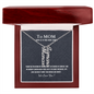 Multi Vertical Name Necklace Mothers Day gift