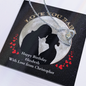 Birthday gift for girlfriend White gold Heart pendant necklace - Yellow Gold Heart pendant necklace