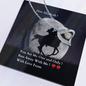 Elopement Proposal Jewelry gifts for Women in Yellow gold or White Gold Heart pendant necklaces.