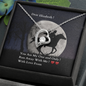 Elopement Proposal Jewelry gifts for Women in Yellow gold or White Gold Heart pendant necklaces.