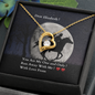 Elopement Proposal Jewelry gifts for Women in Yellow gold or White Gold Heart pendant necklaces.