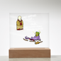 Comic Acrylic Led Lit Display stand anytime home decor gift for friends