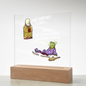 Comic Acrylic Led Lit Display stand anytime home decor gift for friends