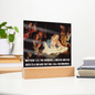 Scripture Art, Led lit Acrylic Plaque, Celebrating the birth of Jesus in Bethlehem