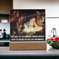 Scripture Art, Led lit Acrylic Plaque, Celebrating the birth of Jesus in Bethlehem