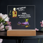 Comic Acrylic Led Lit Display stand anytime home decor gift for friends