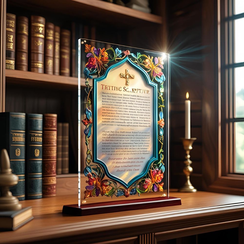 Scripture Art Acrylic Plaques