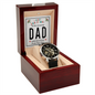 Mens Openwork Watch Christmas Gift for Dad from Son