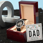 Mens Openwork Watch Christmas Gift for Dad from Son