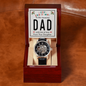 Mens openwork watch Christmas gift for Dad from Daughter