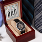 Mens Openwork Watch Christmas Gift for Dad from Son