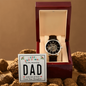 Mens openwork watch Christmas gift for Dad from Daughter