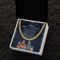 Cuban link necklace Anniversary gift for husband From Wife