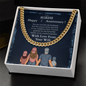 Cuban link necklace Anniversary gift for husband From Wife