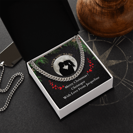 Men's necklace ,Cuban Link Chain Necklace, in Gold Necklace or Stainless Steel necklace designs.