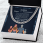 Cuban link necklace Anniversary gift for husband From Wife