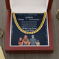 Cuban link necklace Anniversary gift for husband From Wife